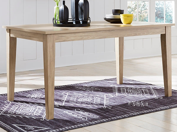 Mesa de comedor rectangular Gleanville