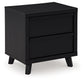 Danziar King Panel Headboard with Mirrored Dresser and Nightstand