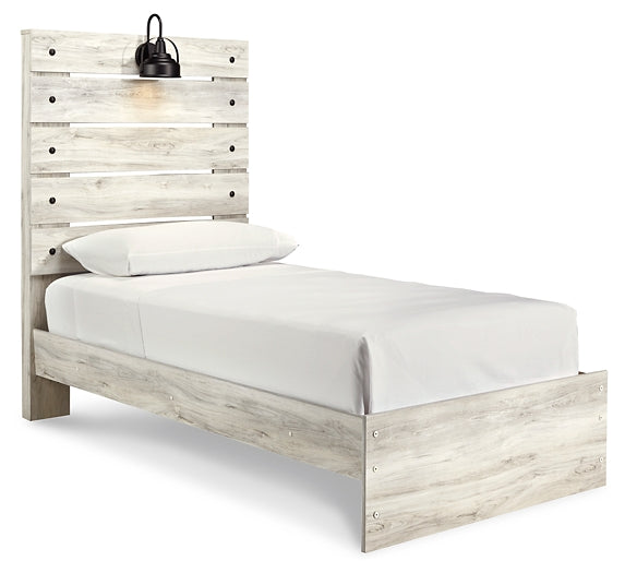 Cambeck Twin Panel Bed with Dresser and Nightstand