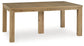 Mesa de comedor Galliden RECT EXT