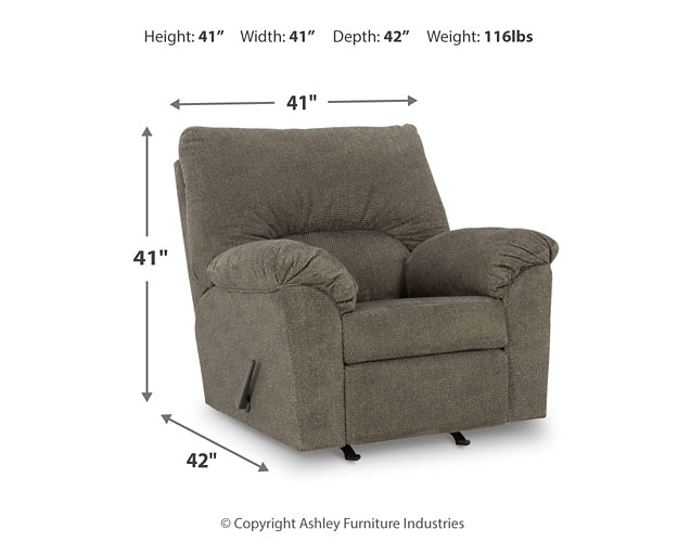 Sofá, sofá de dos plazas y sillón reclinable Norlou