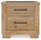 Galliden Two Drawer Night Stand