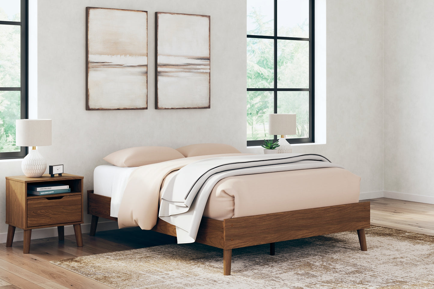 Cama Queen Fordmont con plataforma