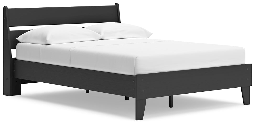 Cama con plataforma y paneles Socalle