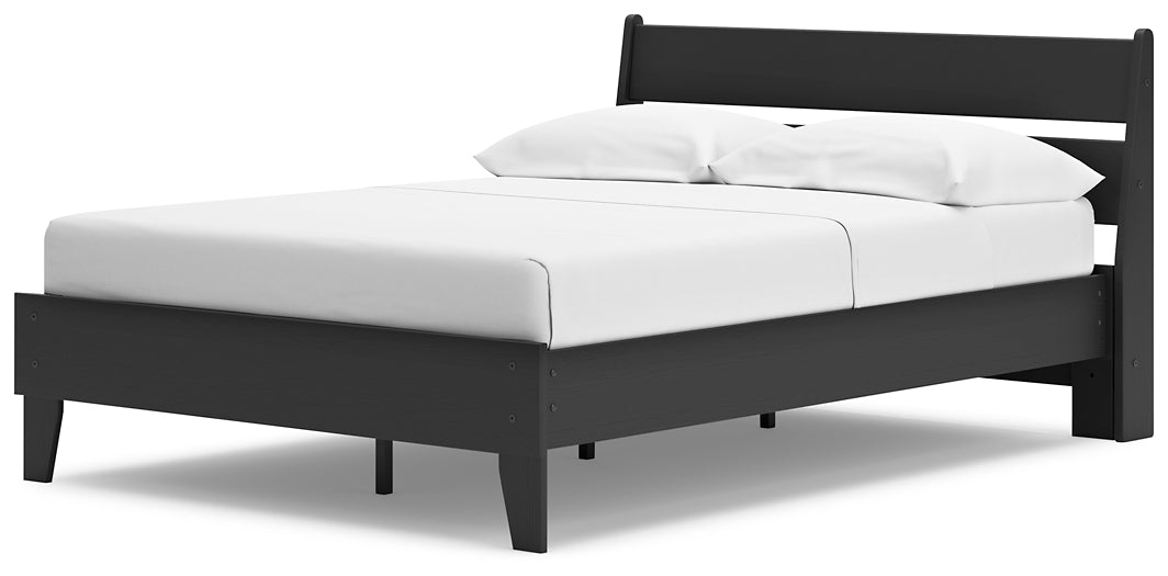 Cama con plataforma y paneles Socalle