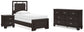 Covetown Twin Panel Bed with Dresser and Nightstand