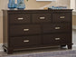 Covetown King Panel Bed with Dresser and Nightstand