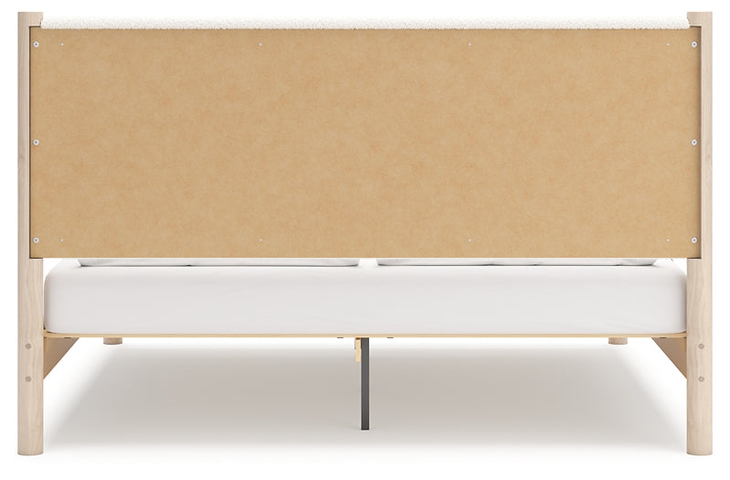 Cadmori  Upholstered Panel Bed