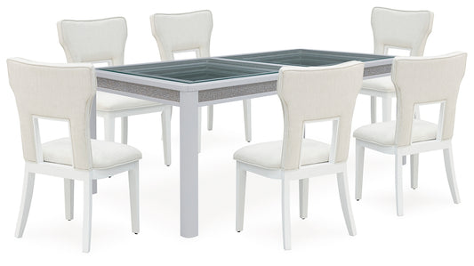 Mesa de comedor Chalanna y 6 sillas