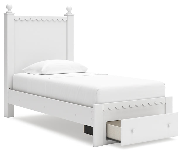 Mollviney  Panel Storage Bed