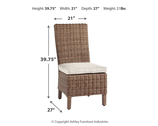 Silla auxiliar Beachcroft con cojín (2 unidades)