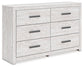 Cayboni Full Panel Bed with Dresser