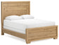 Cama Queen Galliden con tocador y mesita de noche