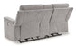 Barnsana DBL REC PWR Loveseat w/Console