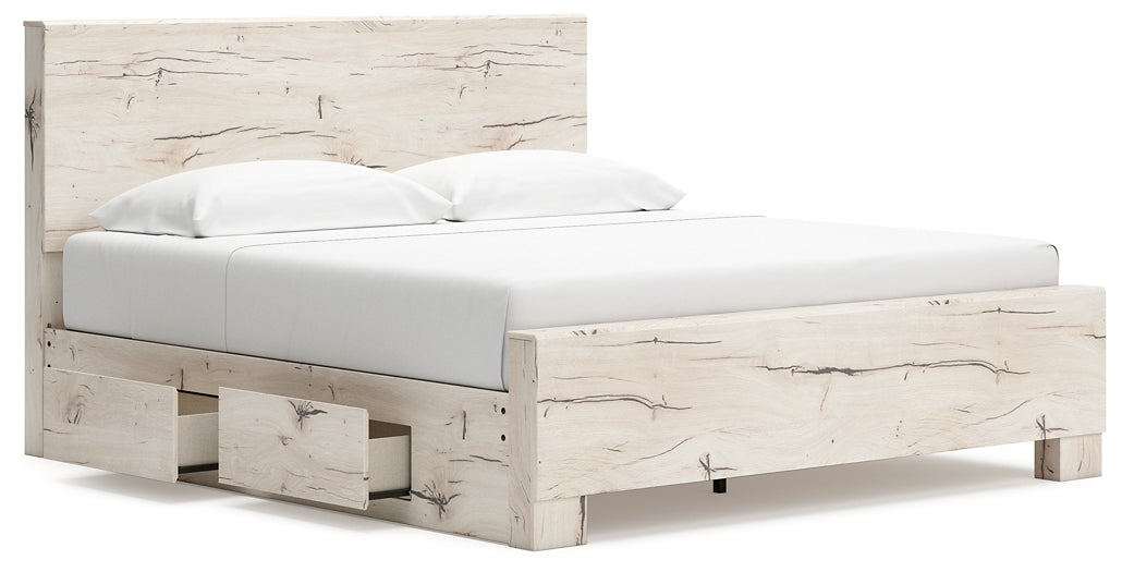 Lawroy  Panel Bed With Storage