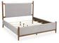 Lyncott King Upholstered Bed with Dresser