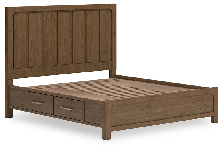 Cabalynn California King Panel Bed with Dresser and Nightstand