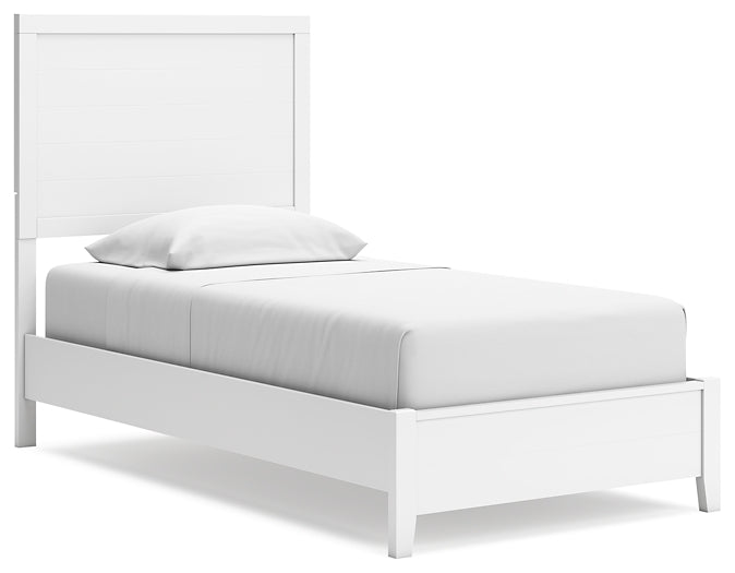 Cama Binterglen Twin Panel con tocador y 2 mesitas de noche