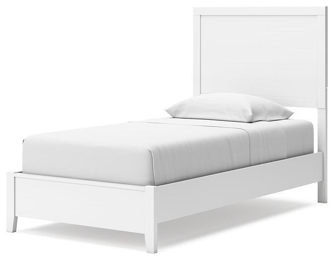 Cama Binterglen Twin Panel con tocador y 2 mesitas de noche