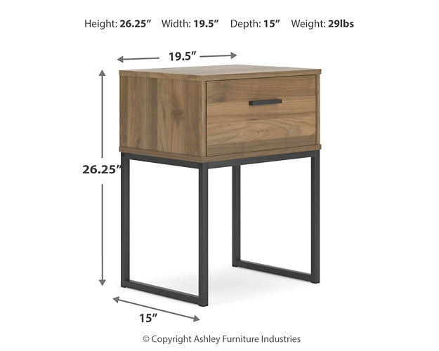 Cabecero Deanlow de panel completo con 2 mesitas de noche