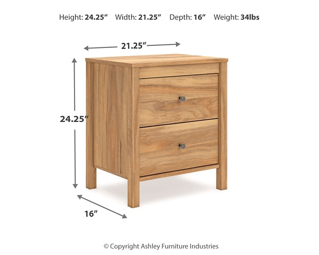 Cabecero de cama Bermacy de panel completo con 2 mesitas de noche