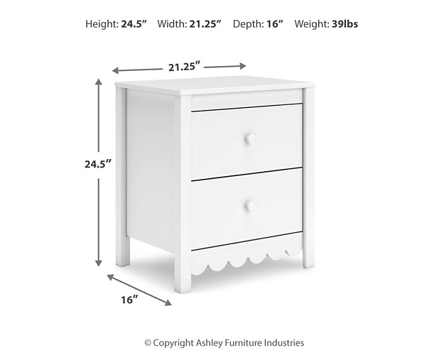 Cabecero de cama Hallityn con paneles completos y 2 mesitas de noche