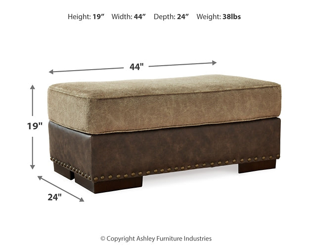 Sofá, sofá de dos plazas, sillón y otomana Alesbury