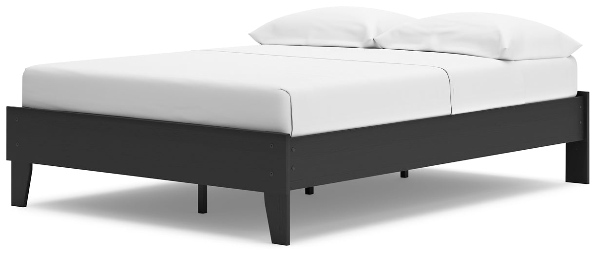 Cama de plataforma completa Socalle con tocador