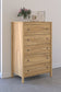 Bermacy Full Panel Headboard with Dresser, Chest and Nightstand