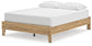 Cama Queen con plataforma Bermacy, tocador y mesita de noche