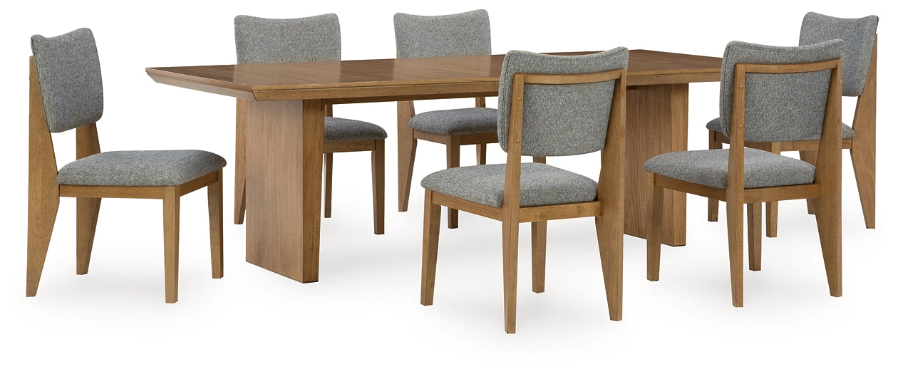 Mesa de comedor Sherbana y 6 sillas