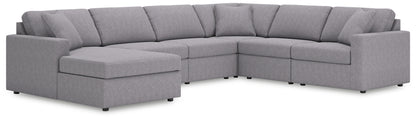 Seccional de 6 piezas con chaise longue Modmax