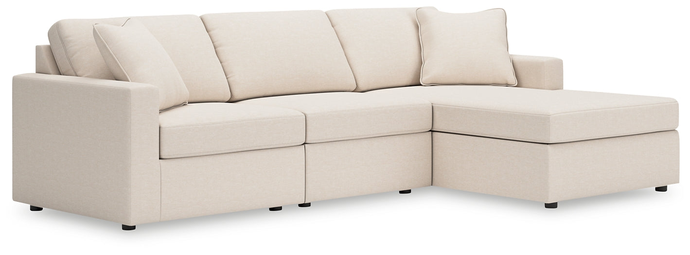 Seccional de 3 piezas con chaise longue Modmax