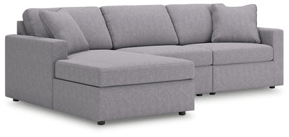 Seccional de 3 piezas con chaise longue Modmax