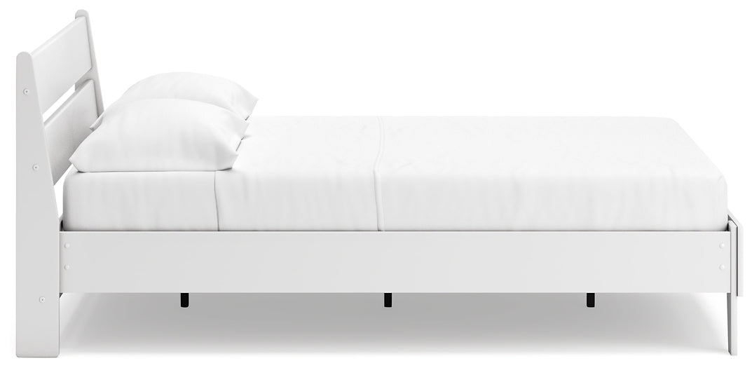 Cama Queen con plataforma y tocador Socalle