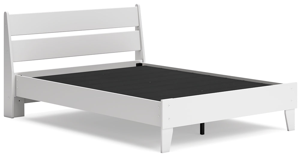 Socalle Full Panel Platform Bed with Dresser