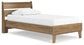 Cama con plataforma doble Deanlow con tocador y dos mesitas de noche