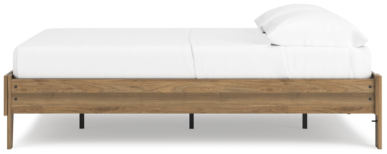 Cama Deanlow con plataforma completa y tocador