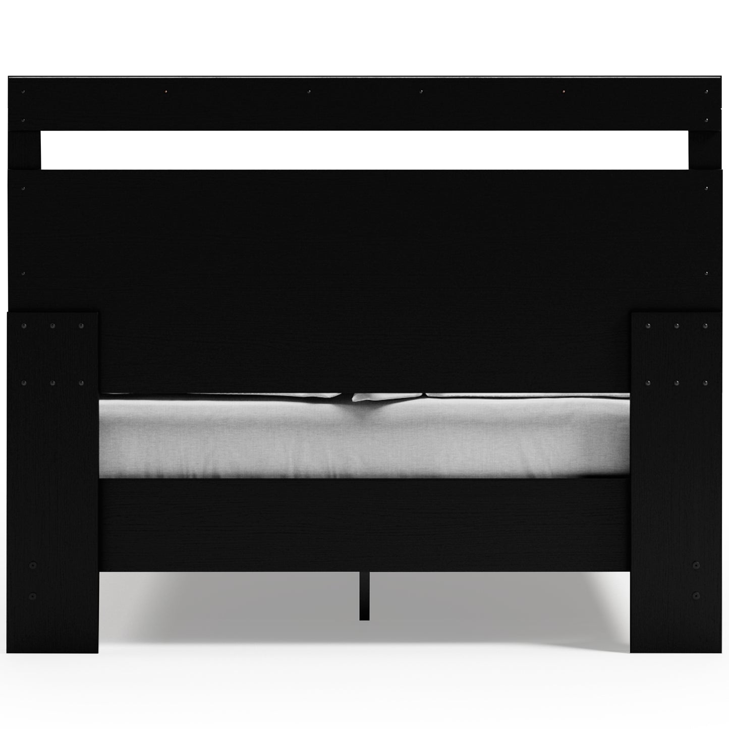 Cama Queen con plataforma y tocador Finch