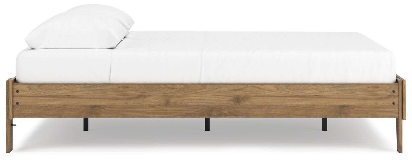 Cama Queen Deanlow con plataforma y tocador