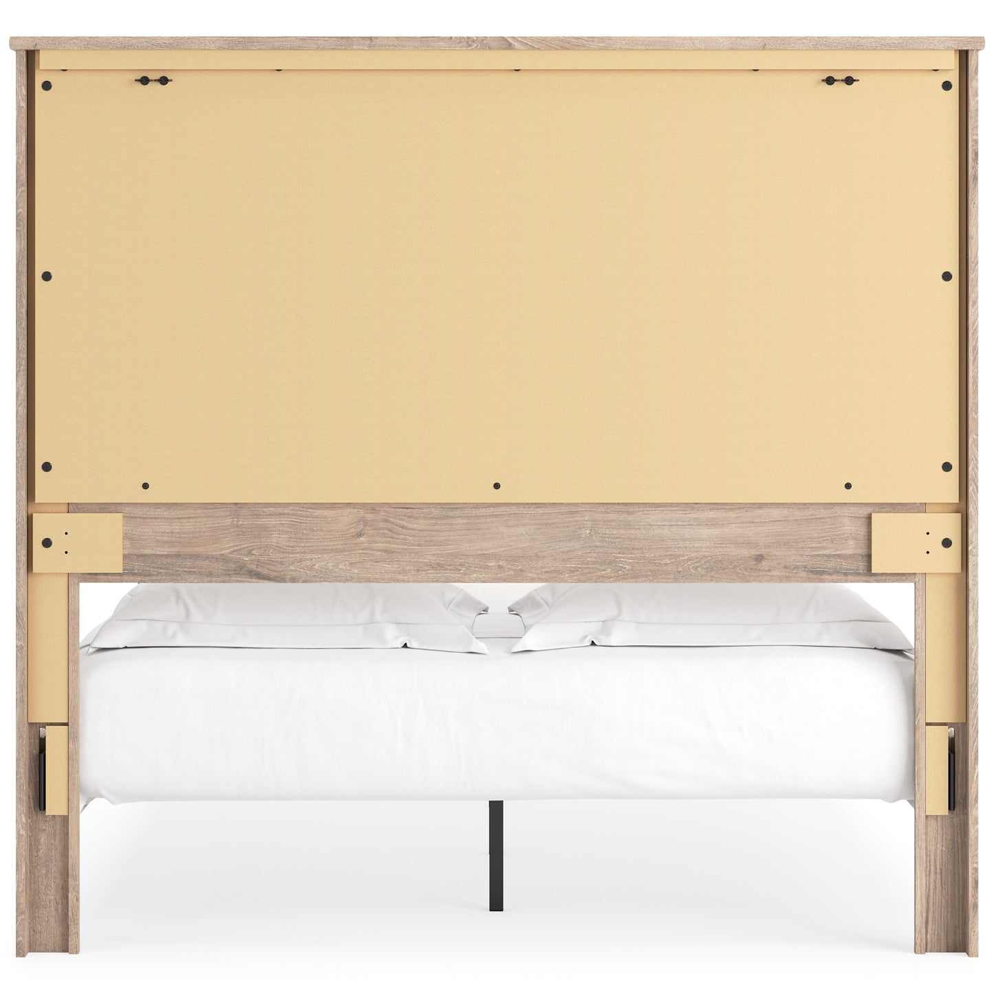 Cama Senniberg Queen con paneles y tocador