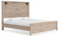 Cama Senniberg King con paneles, tocador con espejo, cómoda y mesita de noche