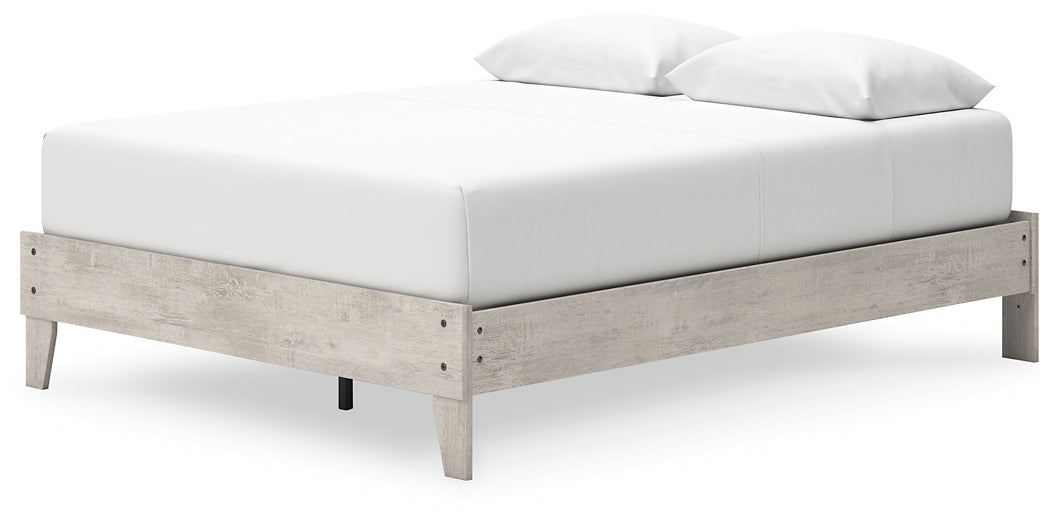 Cama Queen con plataforma y tocador Shawburn